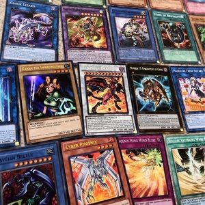 Red Nova Dragon + 300 Yugioh Cards with Holos!
